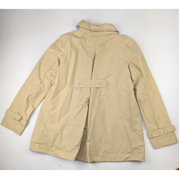 Lands' End Khaki Trench Coat - Picture 5 of 5